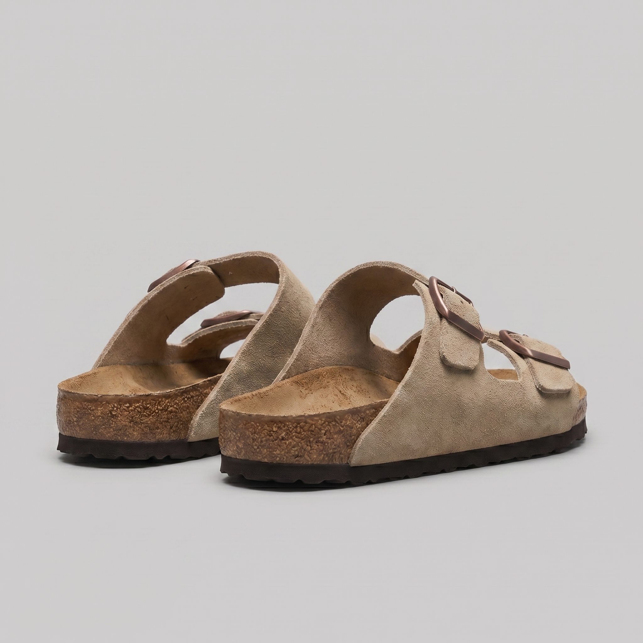 BRAIN™ | Men's Double-Buckle Suede Sandals