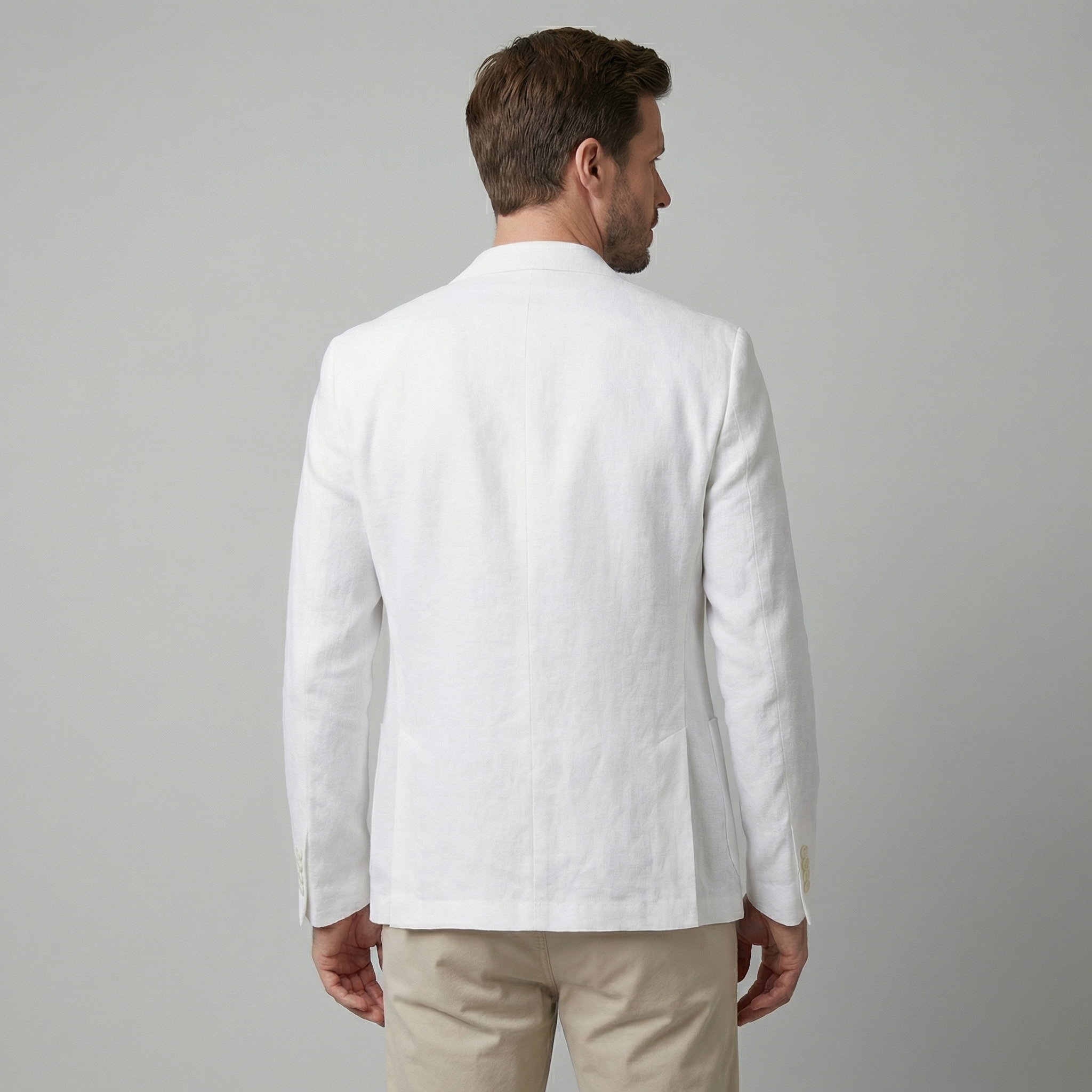 BRAIN™ | Men's Two-Button Linen Blazer