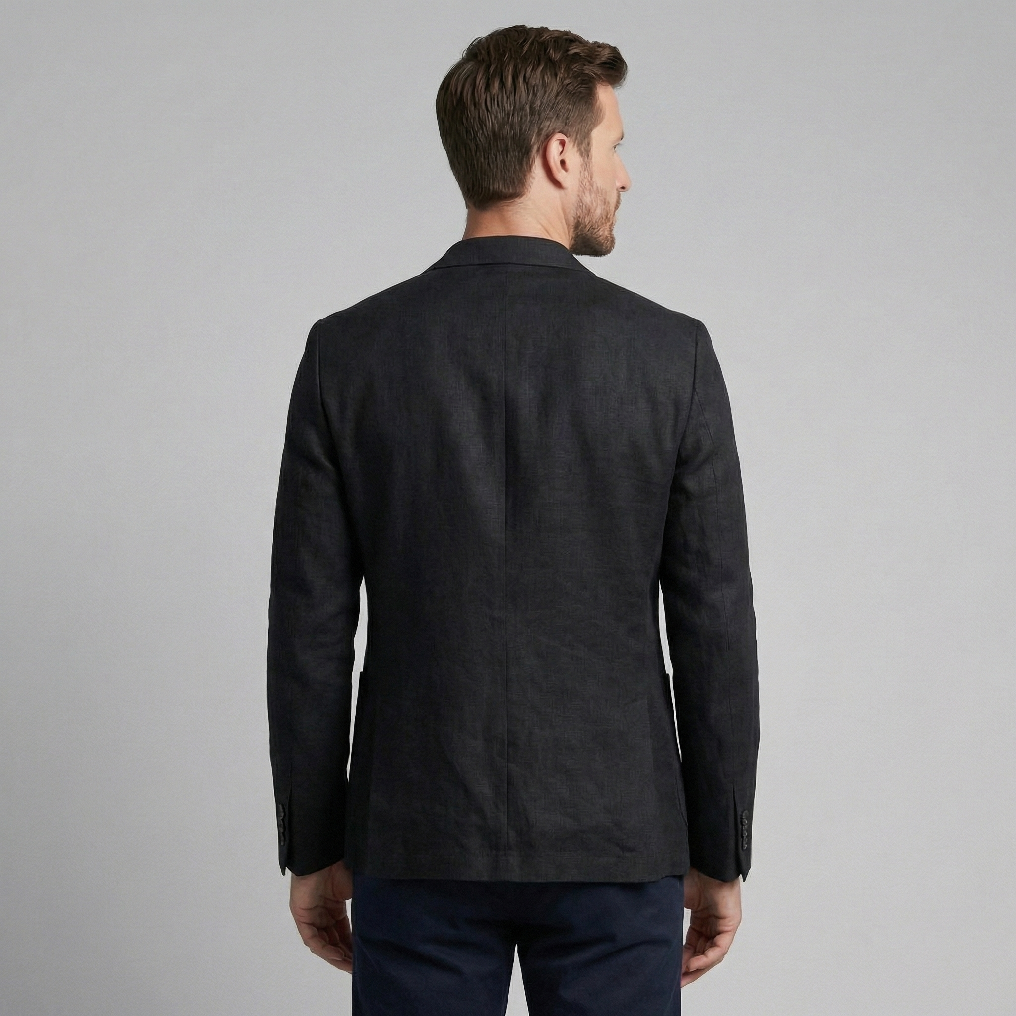 BRAIN™ | Men's Two-Button Linen Blazer