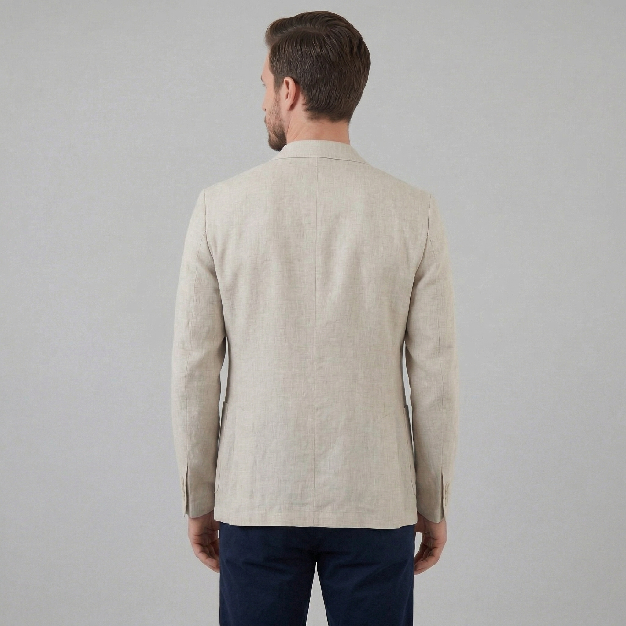 BRAIN™ | Men's Two-Button Linen Blazer