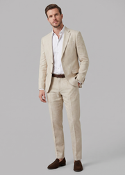 BRAIN™ | Men's Linen Blend Two-Piece Suit