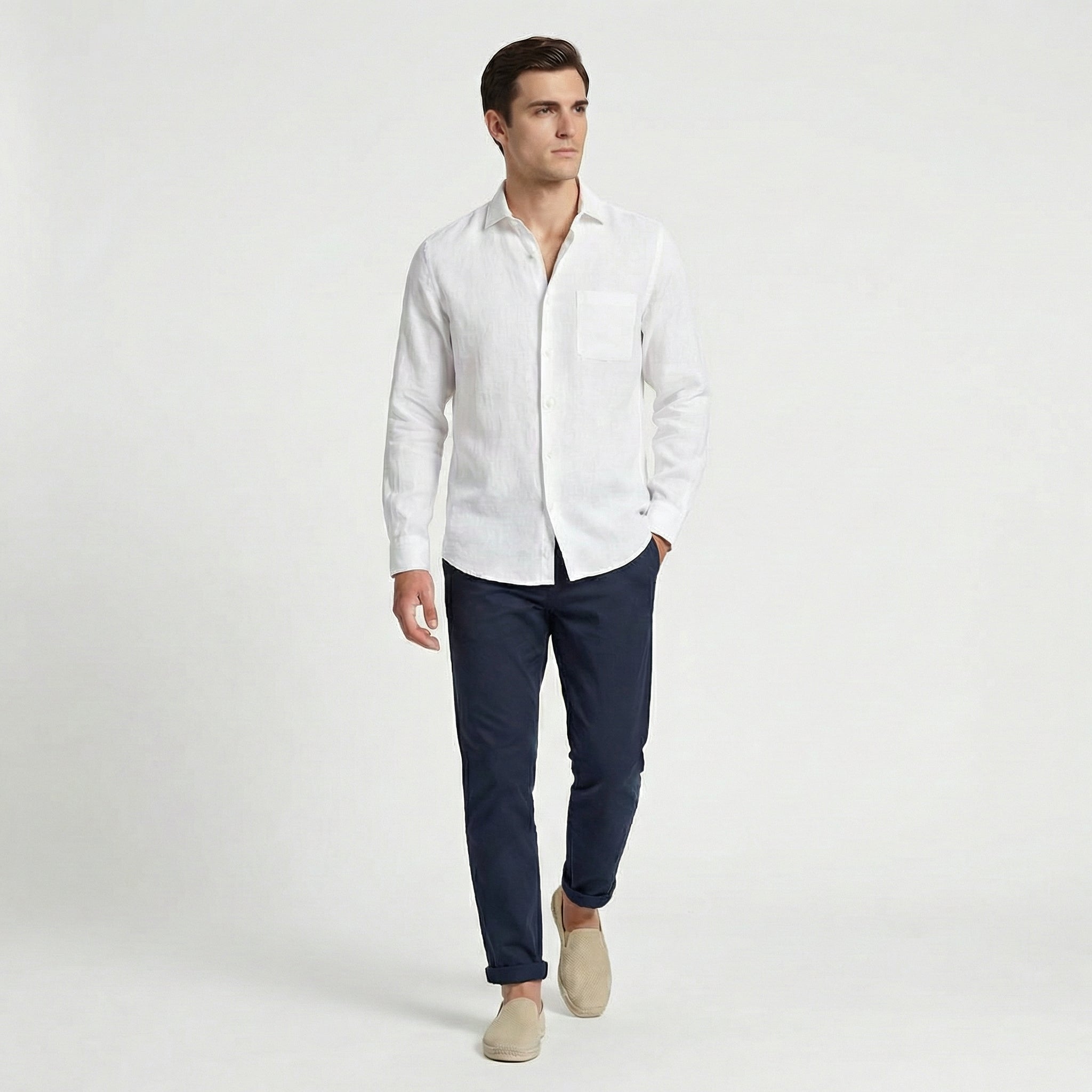 BRIAN™ | Men's Relaxed Linen Shirt