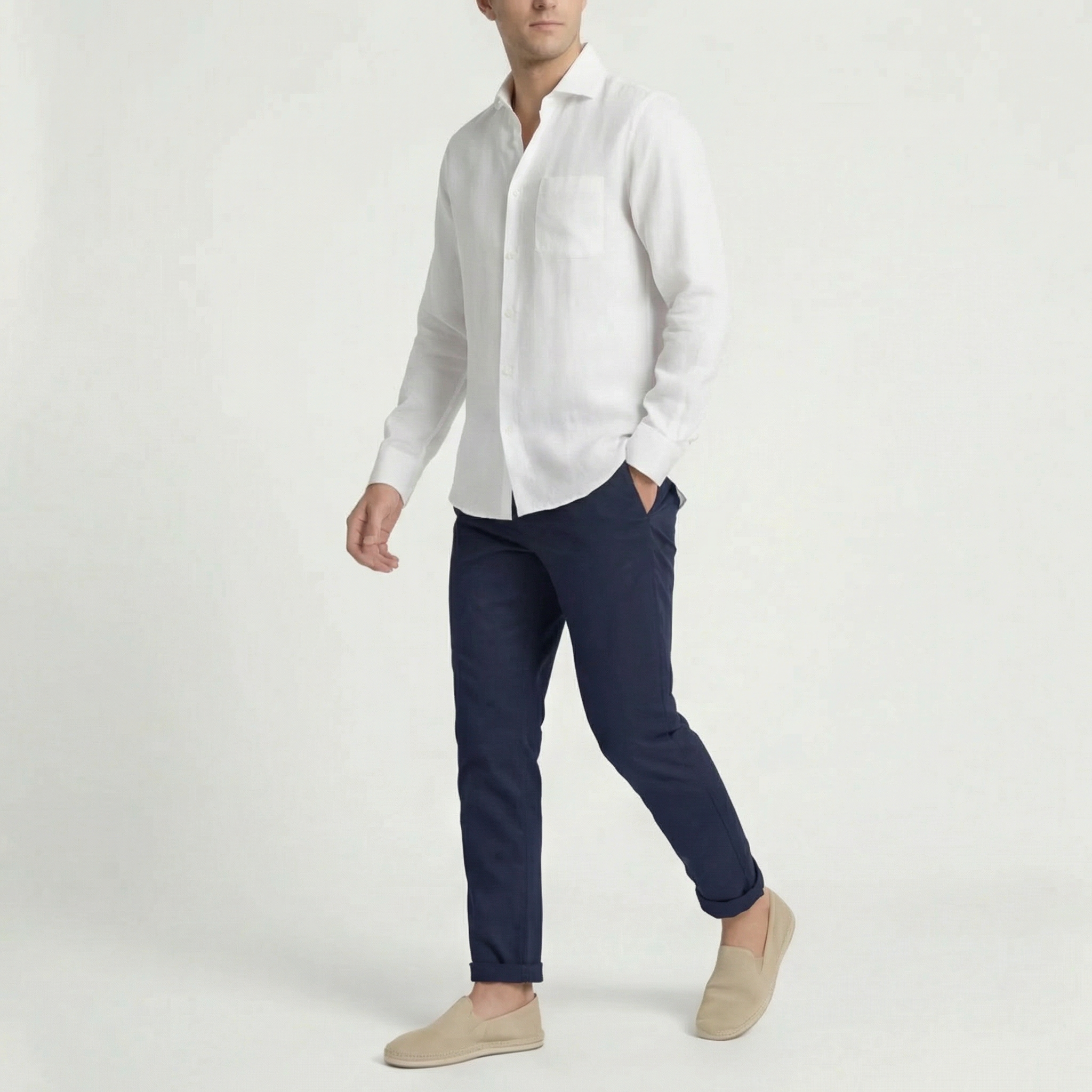 BRIAN™ | Men's Relaxed Linen Shirt