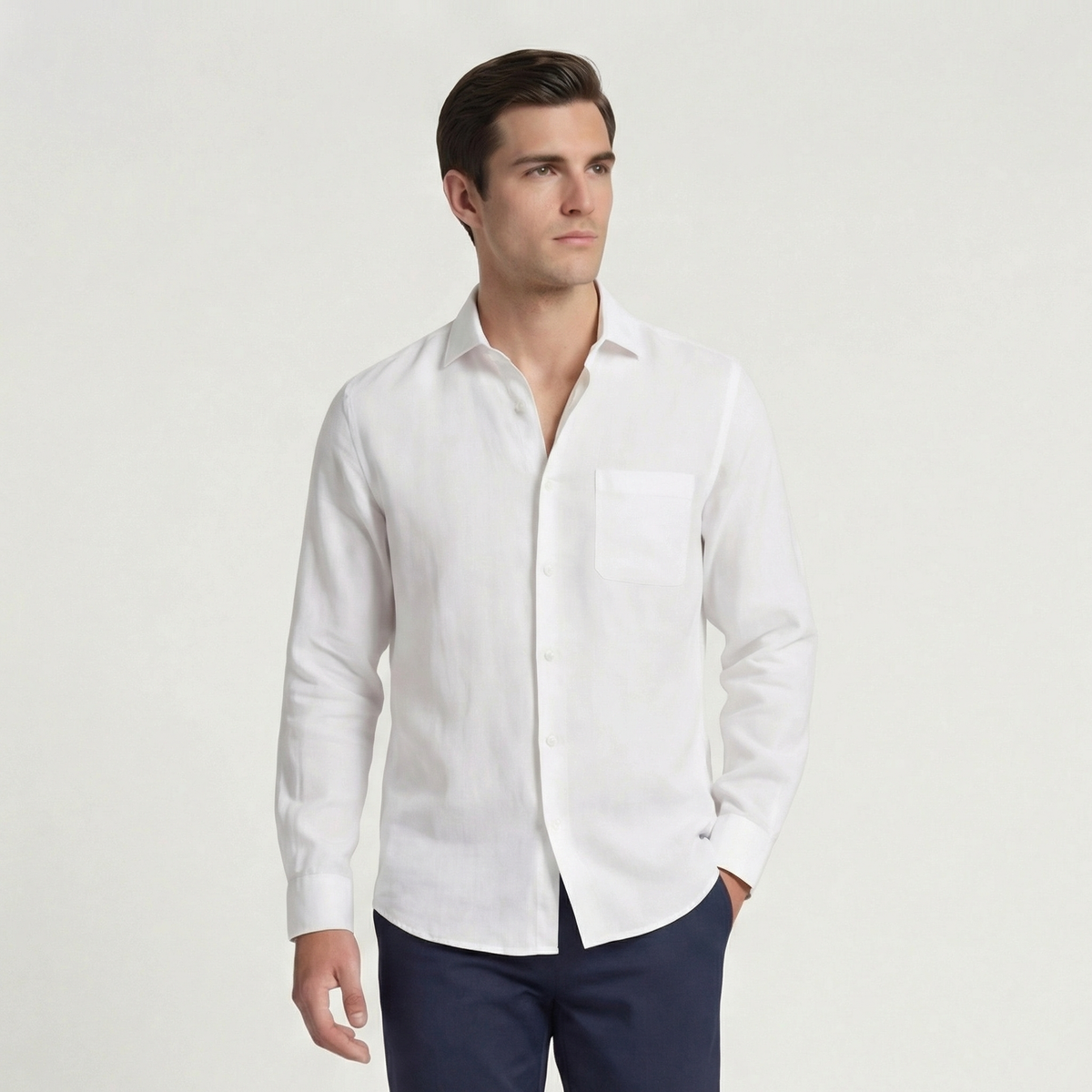 BRIAN™ | Men's Relaxed Linen Shirt