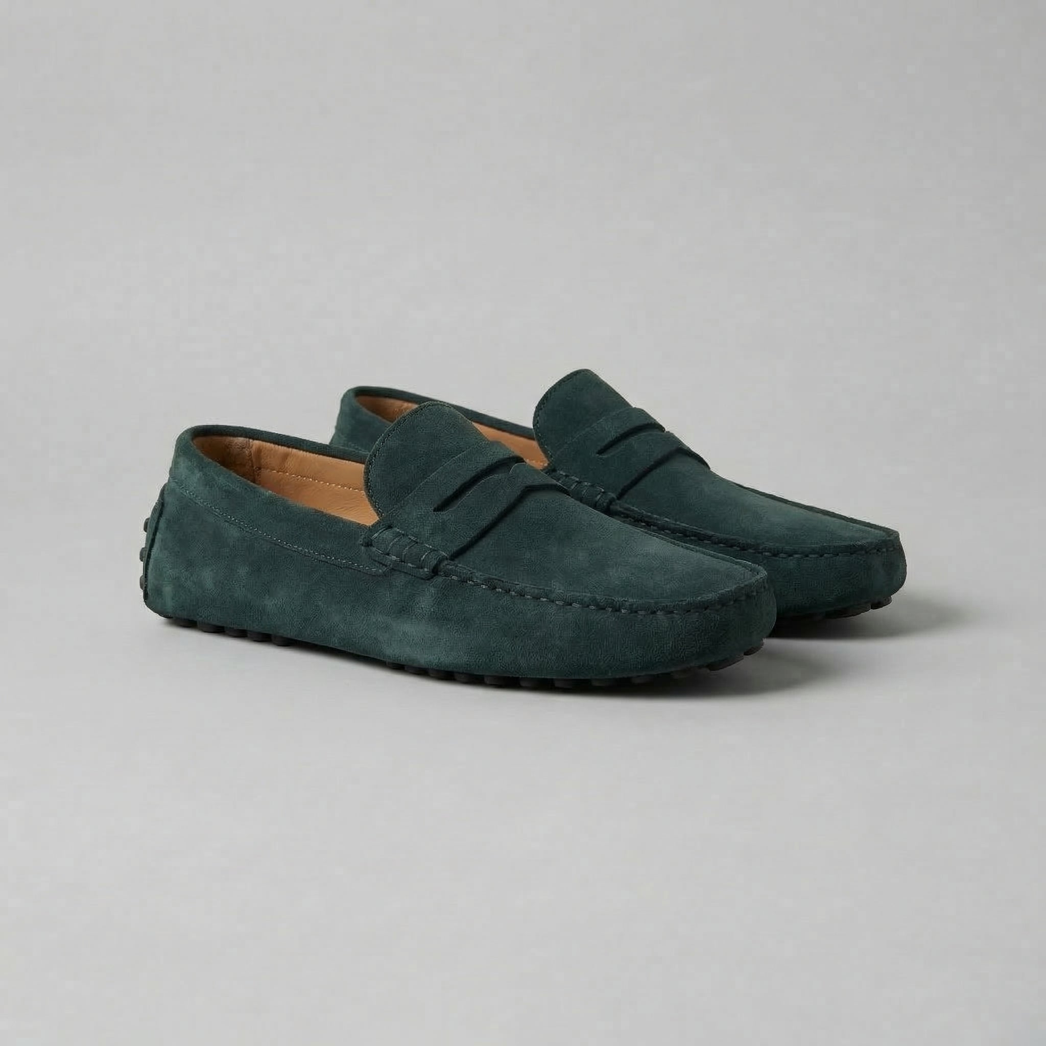 BRAIN™ | Men's Classic Suede Penny Loafers