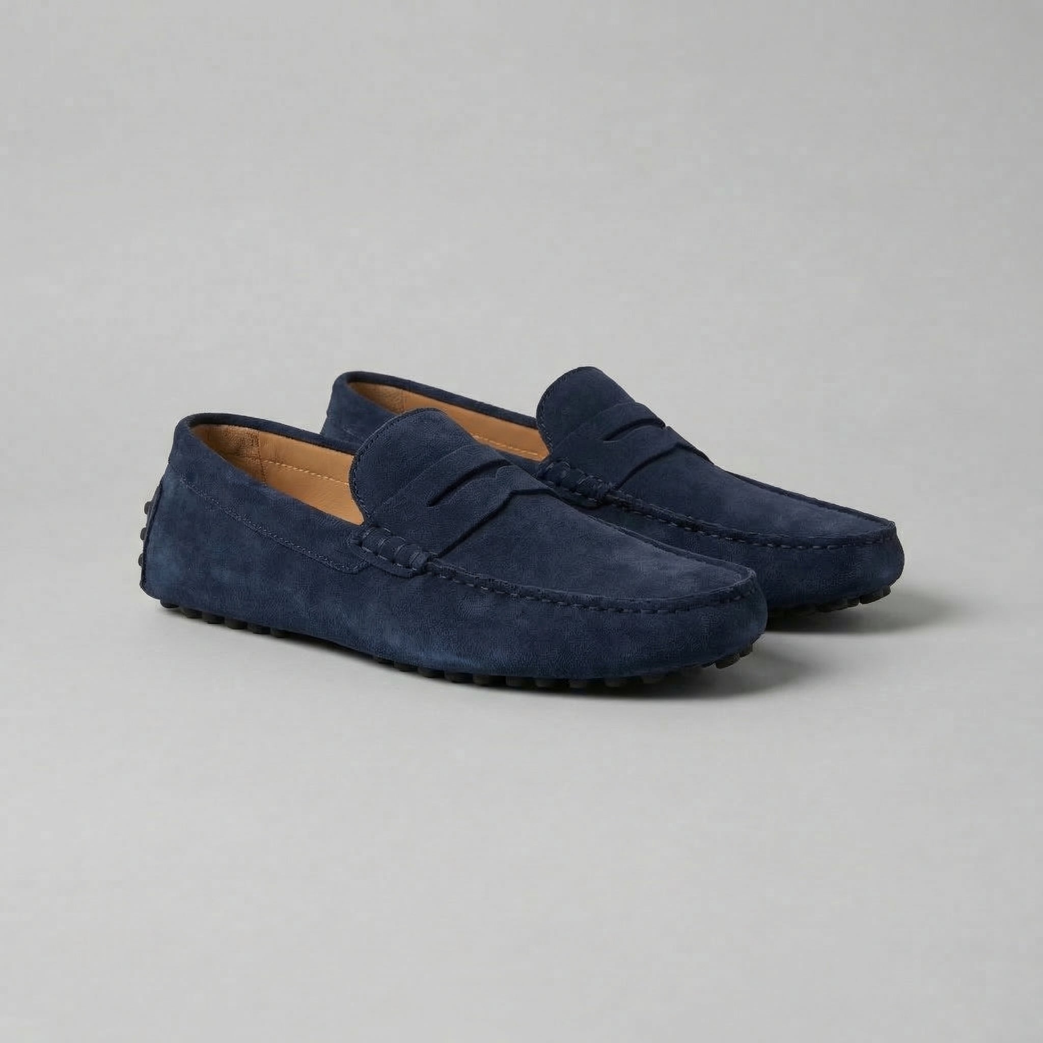 BRAIN™ | Men's Classic Suede Penny Loafers