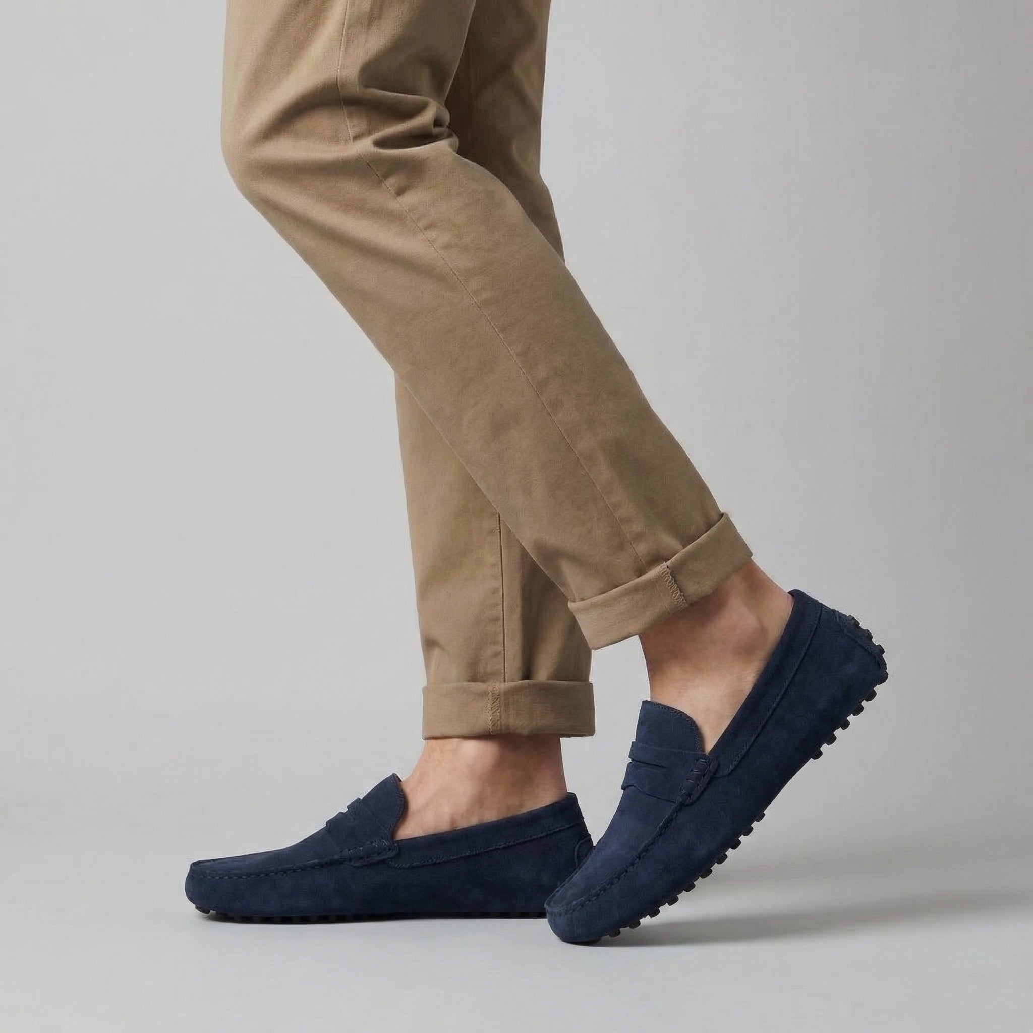 BRAIN™ | Men's Classic Suede Penny Loafers