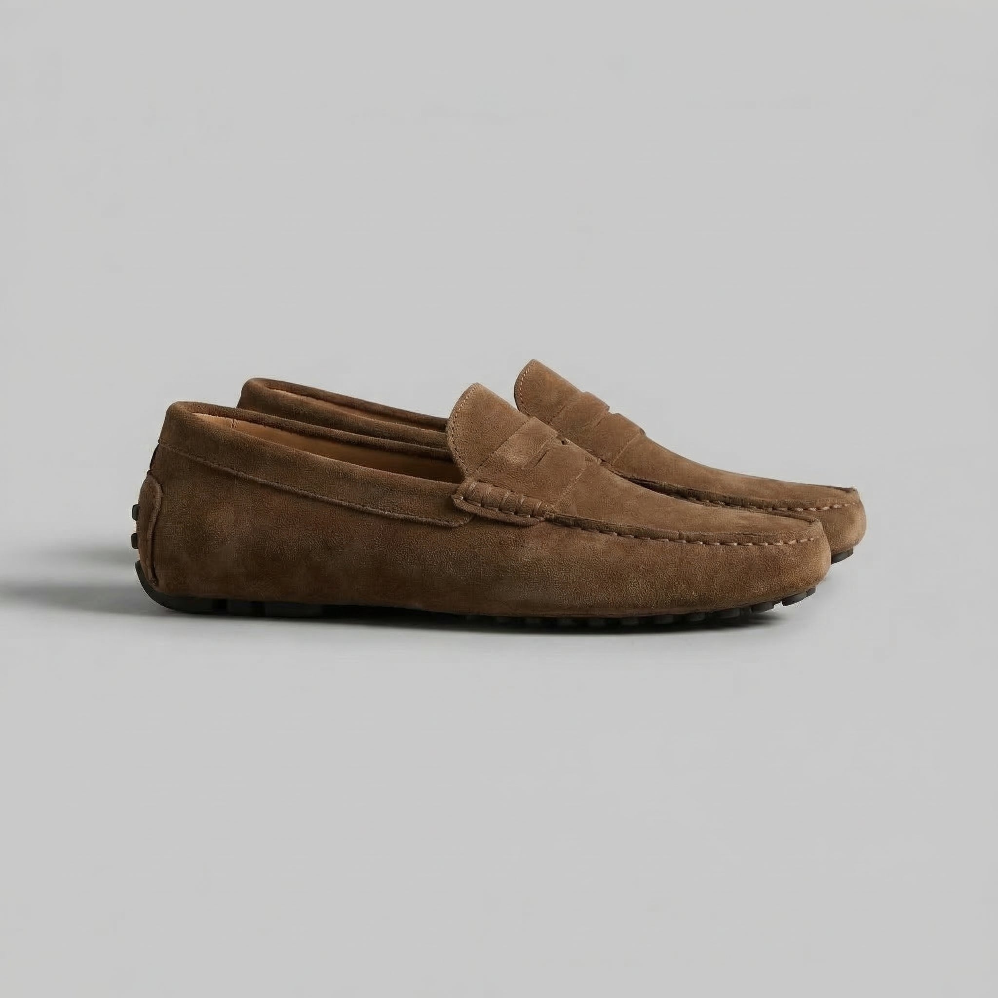 BRAIN™ | Men's Classic Suede Penny Loafers