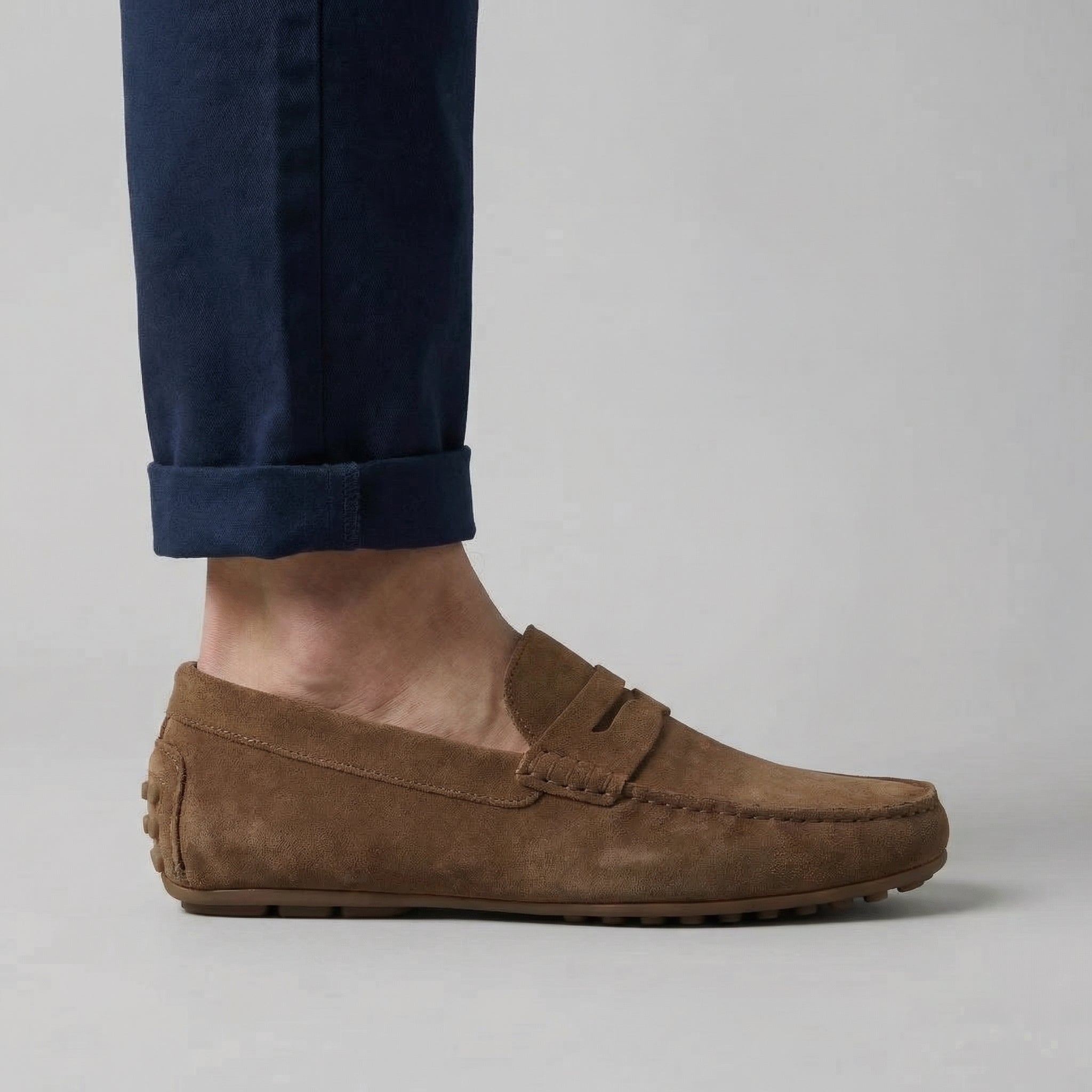 BRAIN™ | Men's Classic Suede Penny Loafers