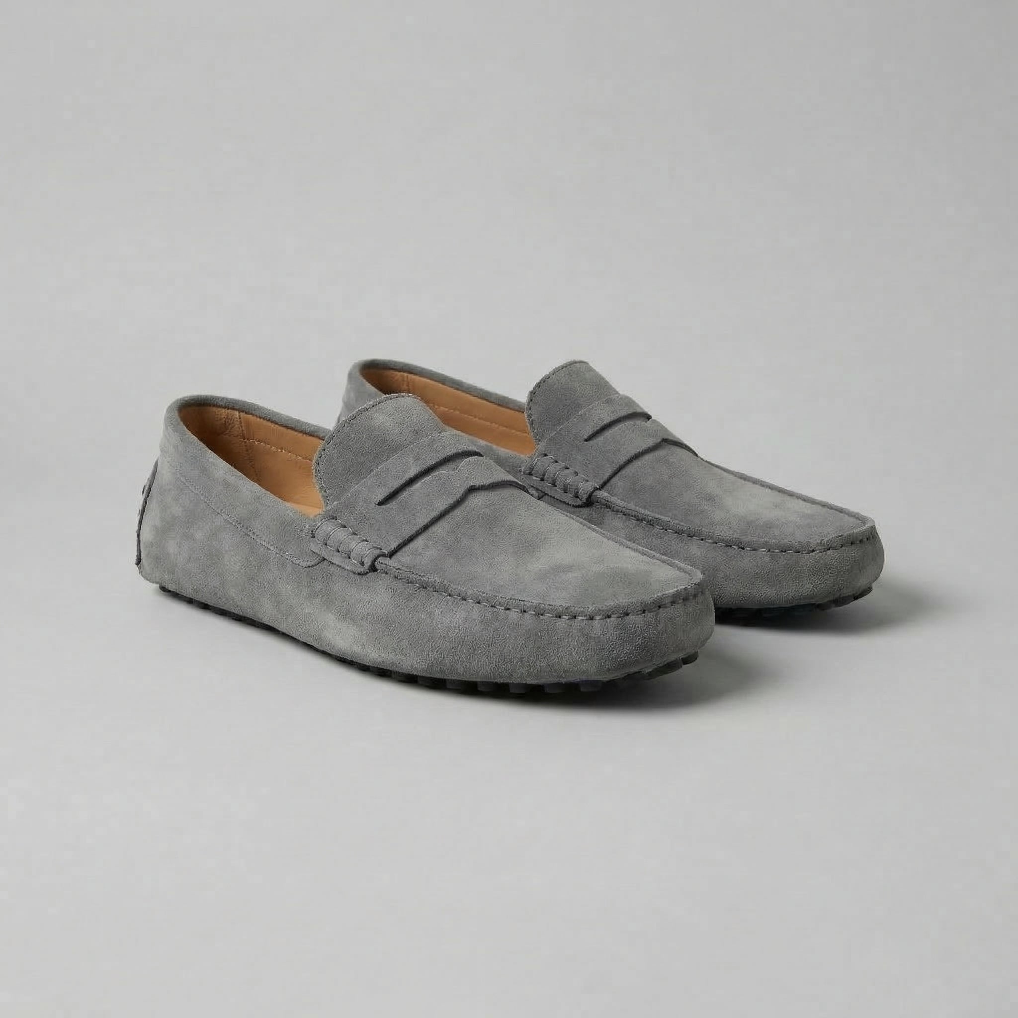 BRAIN™ | Men's Classic Suede Penny Loafers