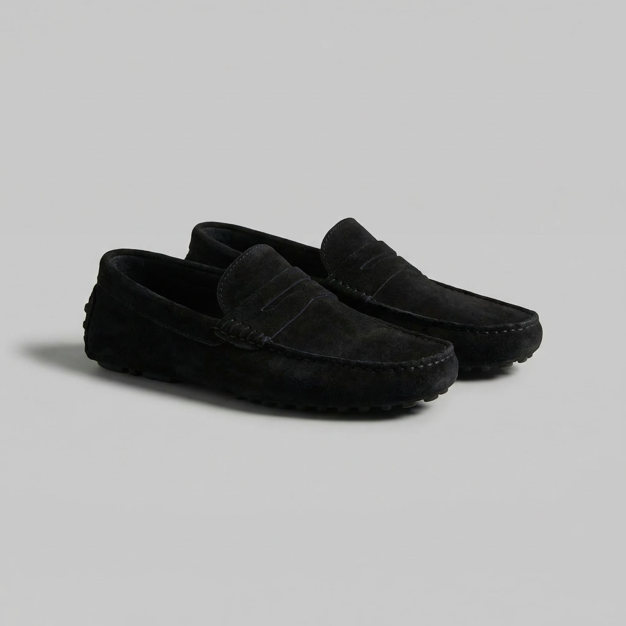 BRAIN™ | Men's Classic Suede Penny Loafers