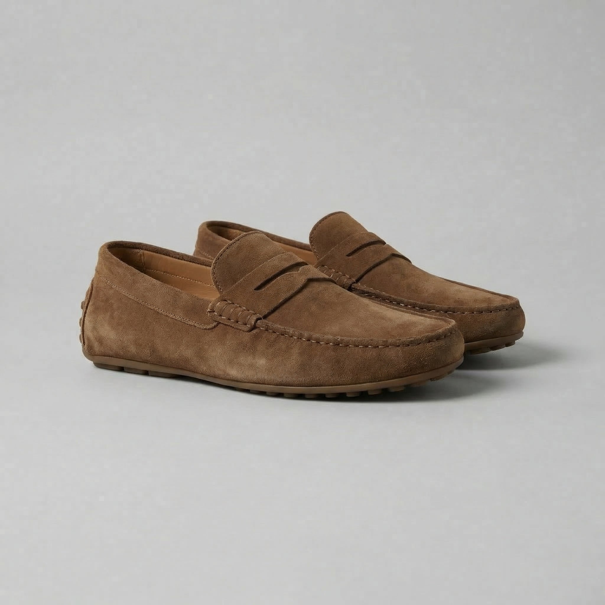 BRAIN™ | Men's Classic Suede Penny Loafers