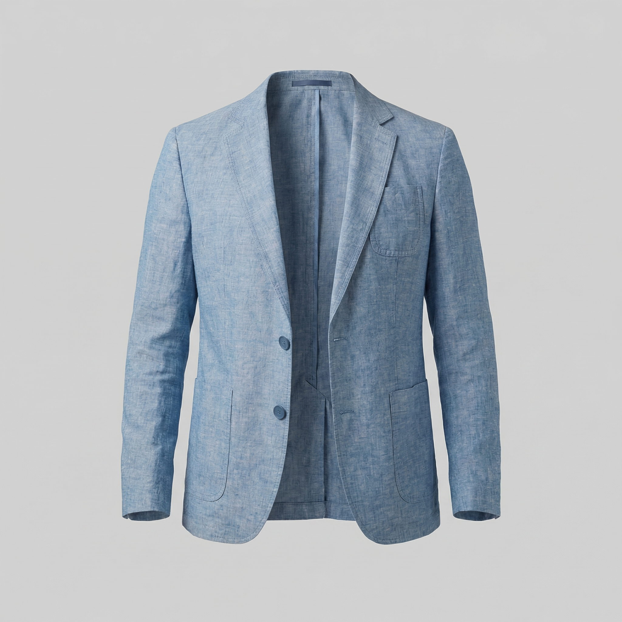 BRAIN™ | Men's Two-Button Linen Blazer