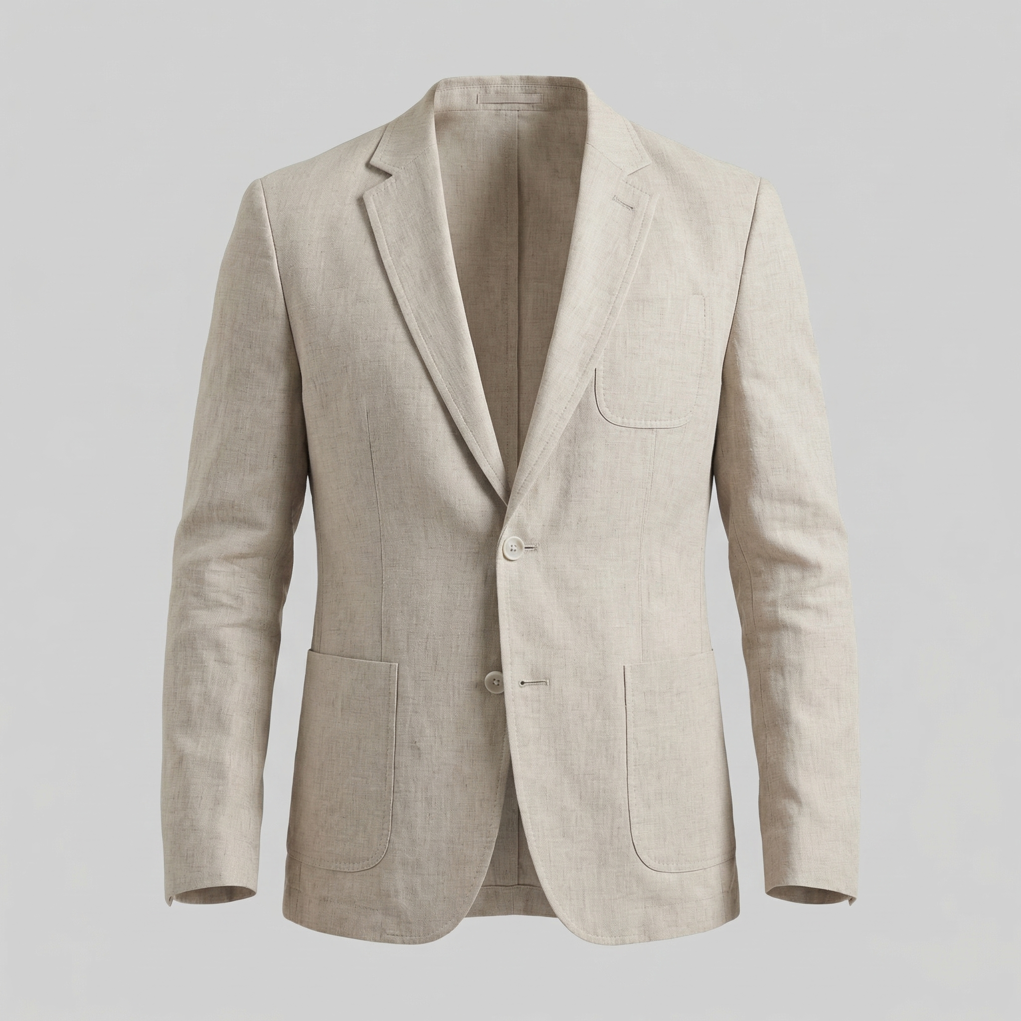 BRAIN™ | Men's Two-Button Linen Blazer