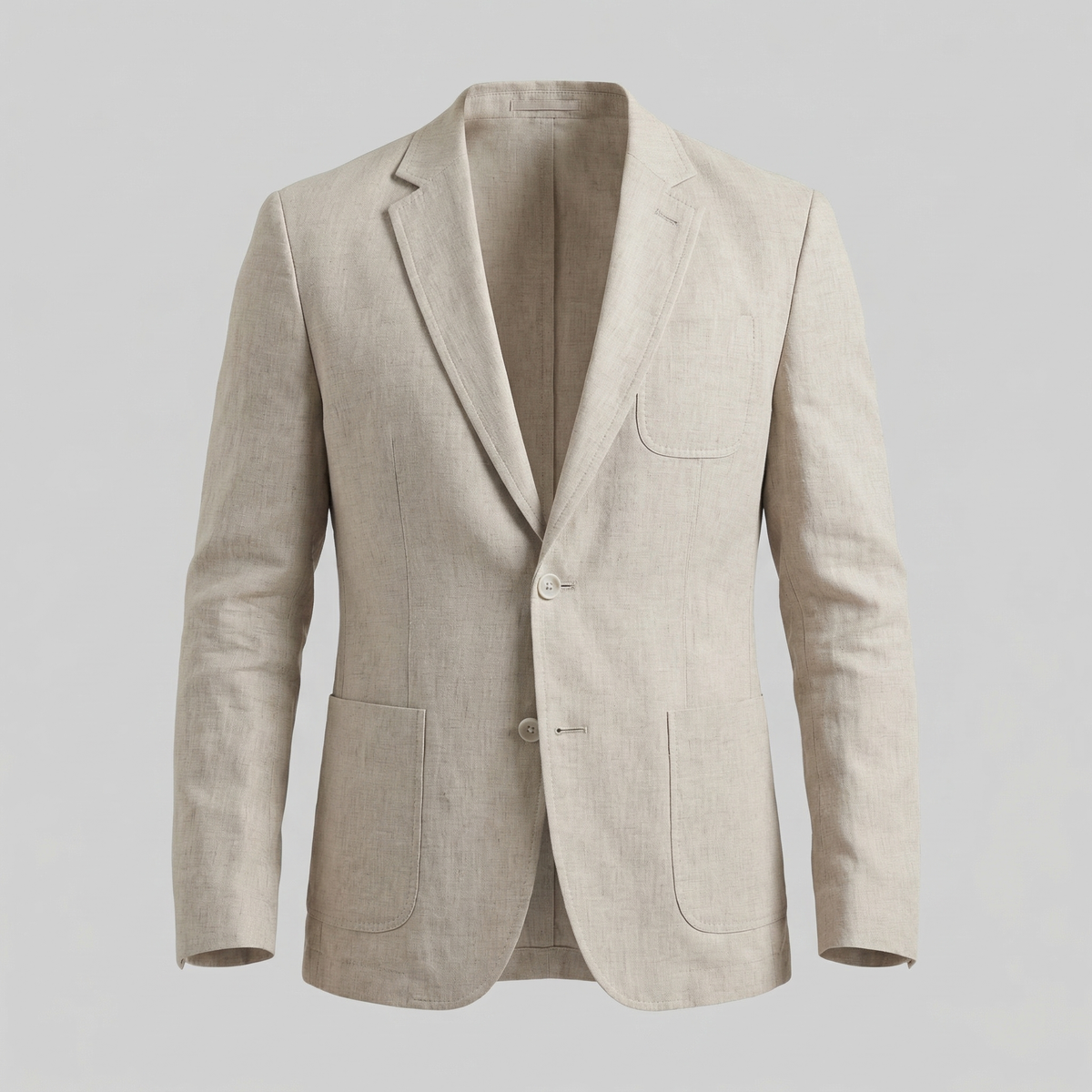 BRIAN™ | Men's Two-Button Linen Blazer