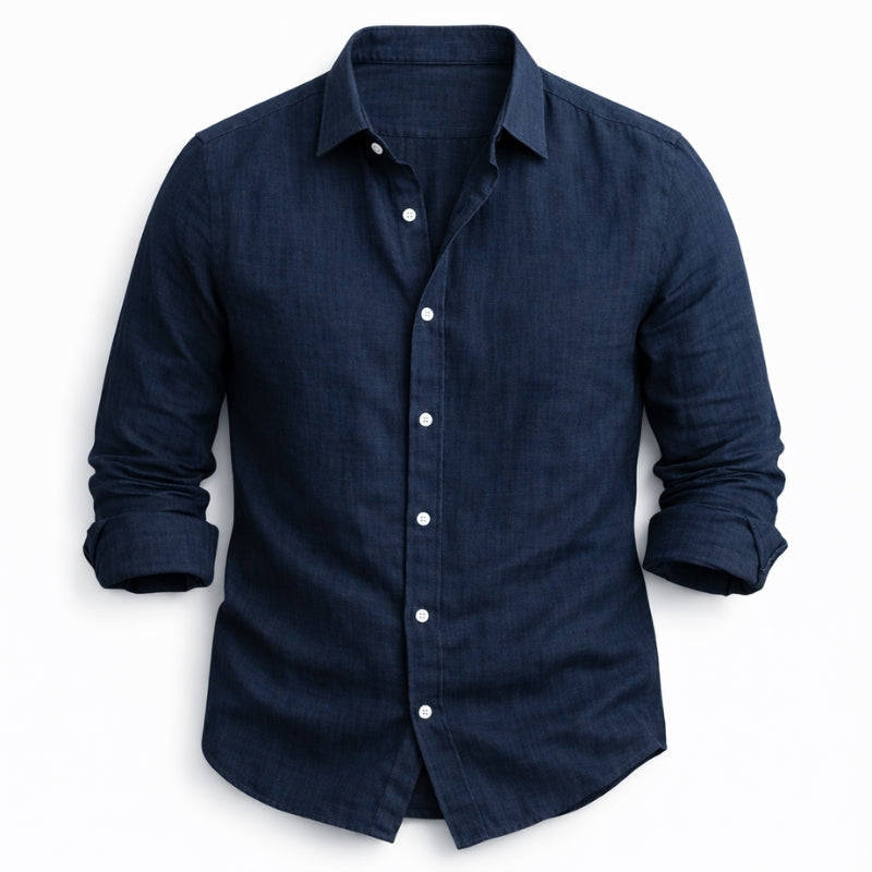 BRAIN™ | Men's Cotton-Linen Longsleeve