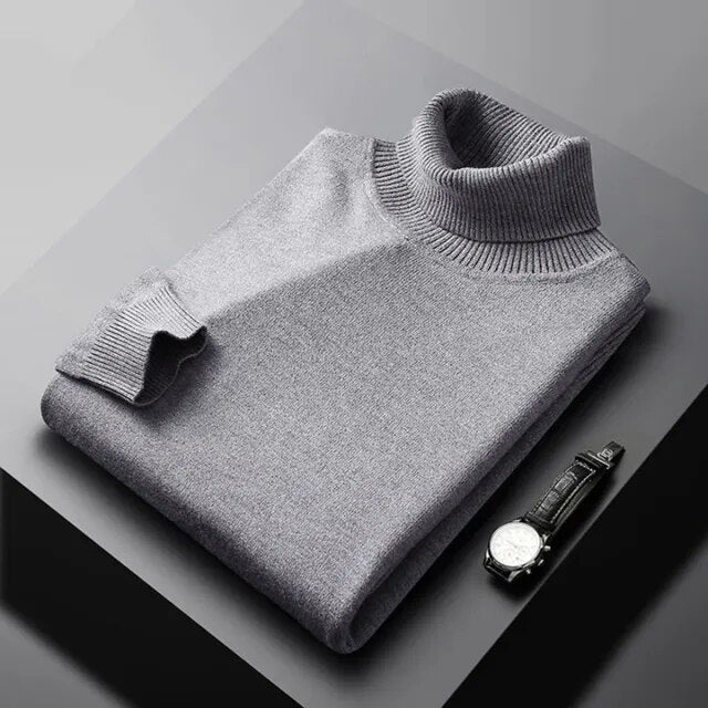 BRAIN™ | LONG SLEEVE TURTLENECK SWEATER FOR MEN