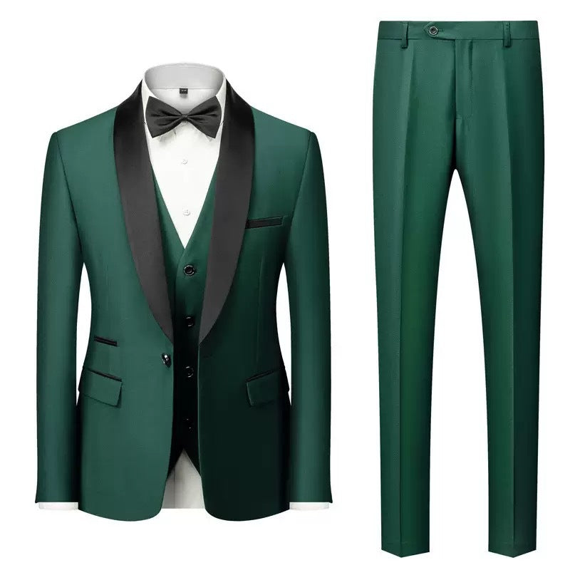 BRAIN™ | Men's Satin-Trim Evening Tuxedo