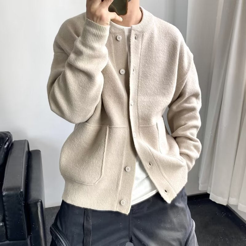 BRAIN™ | Men's Classic Button-Front Cardigan