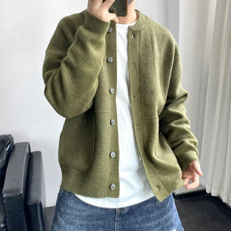 BRAIN™ | Men's Classic Button-Front Cardigan