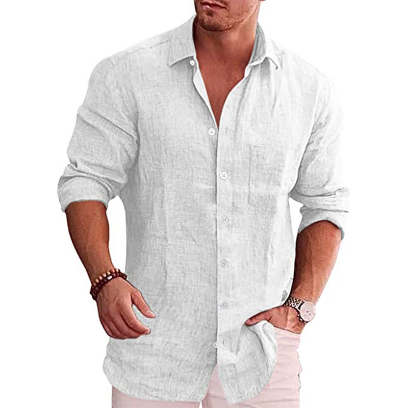 BRAIN™ | Men's Cotton-Linen Longsleeve