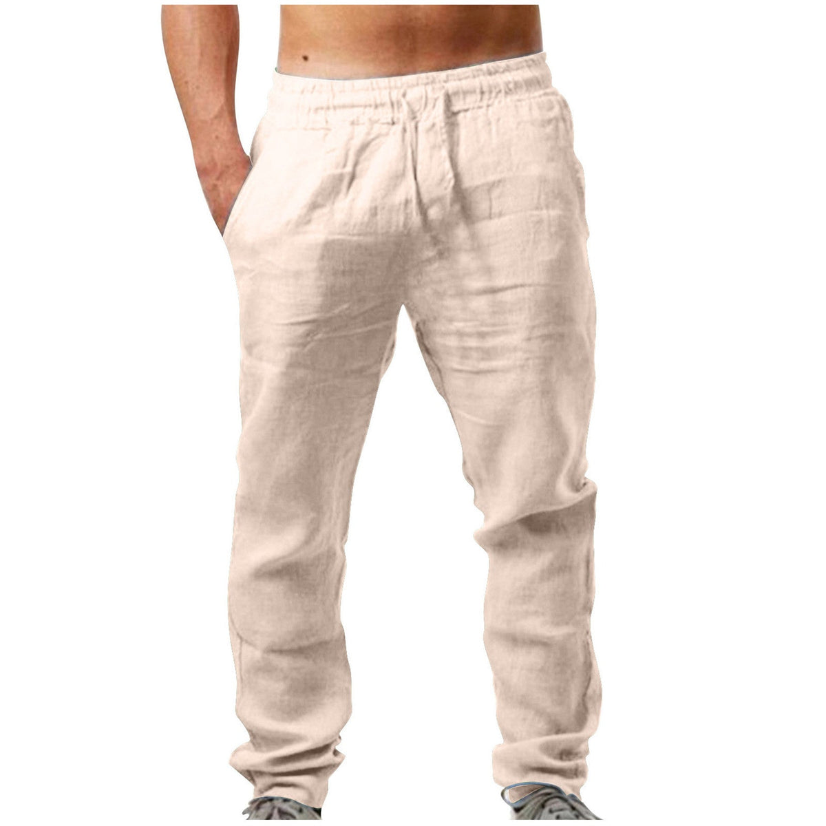 BRIAN™ | Men's Straight-Leg Linen Trousers