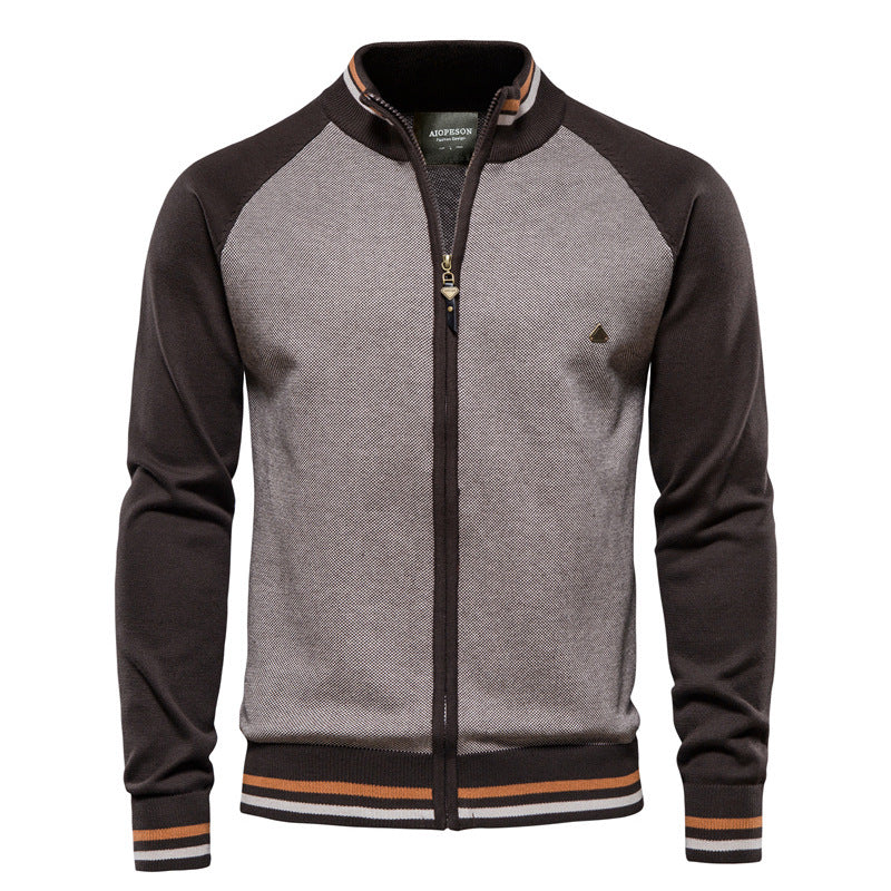 BRIAN™ | Zip-Up Knit Jacket