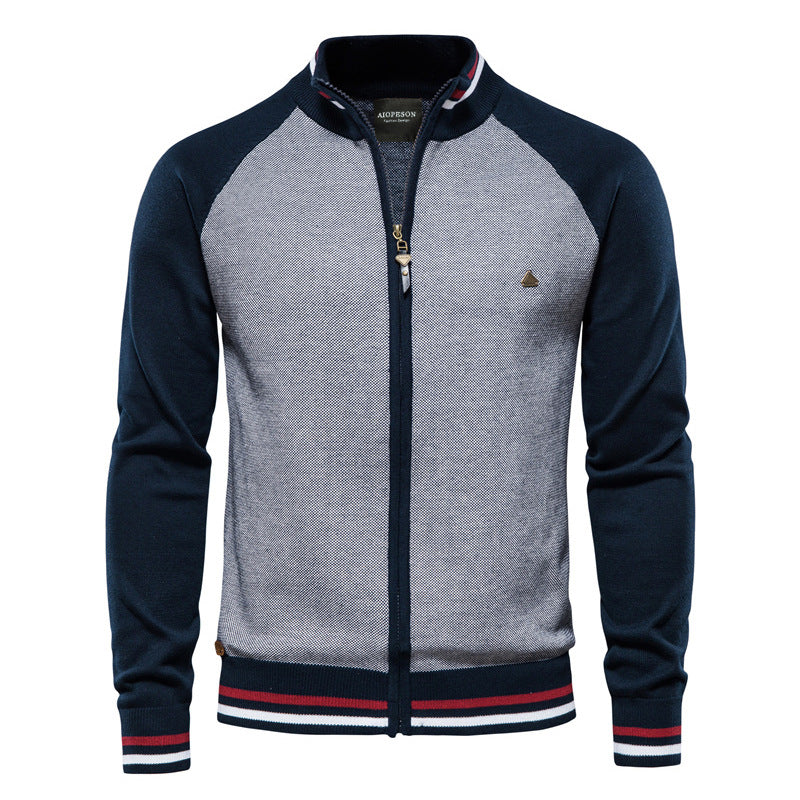BRIAN™ | Zip-Up Knit Jacket