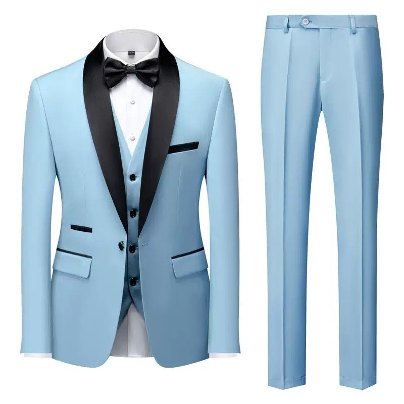 BRAIN™ | Men's Satin-Trim Evening Tuxedo