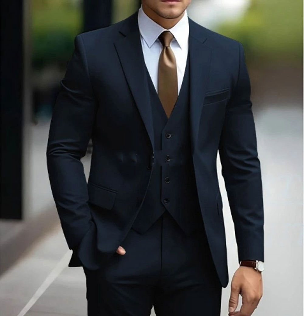 BRAIN™ | Men's Waistcoat & Blazer Suit