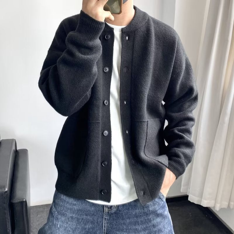 BRAIN™ | Men's Classic Button-Front Cardigan