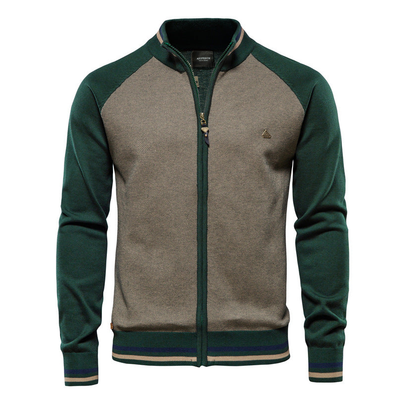 BRIAN™ | Zip-Up Knit Jacket