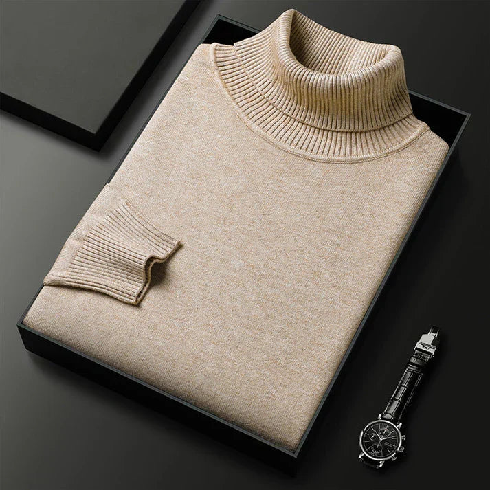 BRAIN™ | LONG SLEEVE TURTLENECK SWEATER FOR MEN