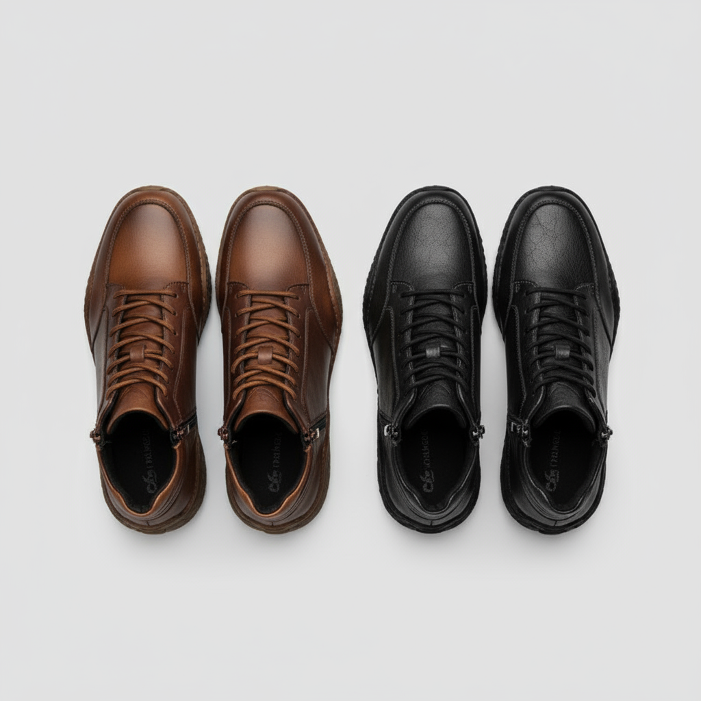 BRAIN™ | MENS LEATHER ANKLE BOOTS
