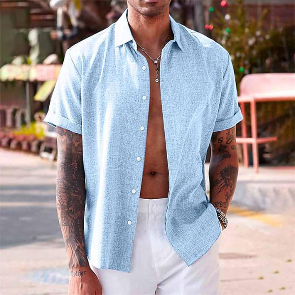 BRAIN™ | Linen Short-Sleeve