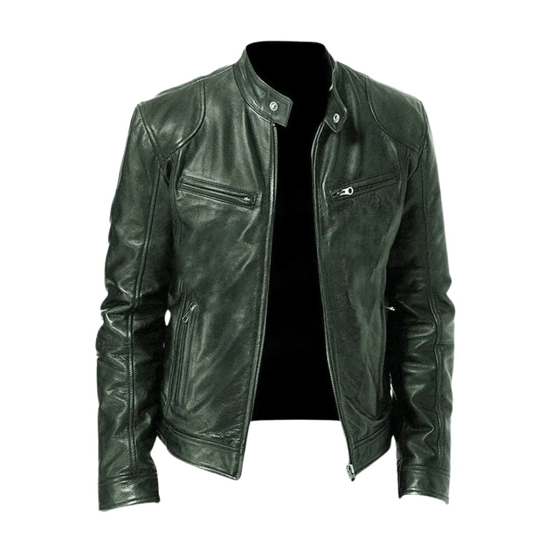 BRIAN™ | ROUSSEL PARIS Casual Leather Jacket