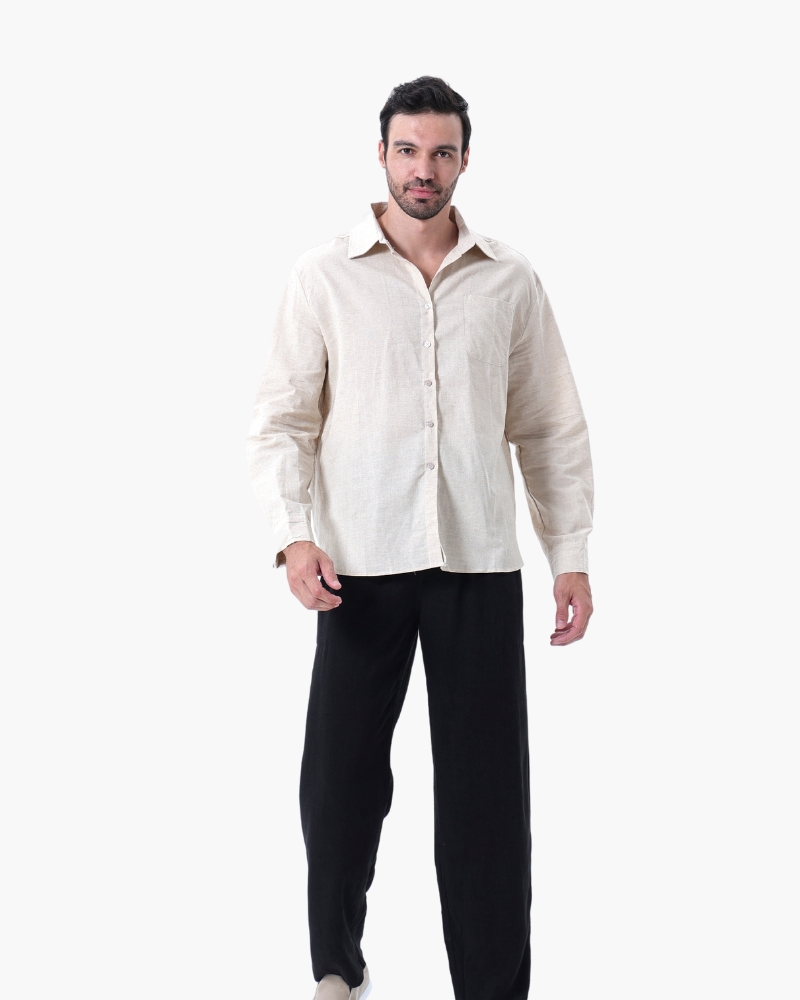 BRAIN™ | Long-sleeve linen set