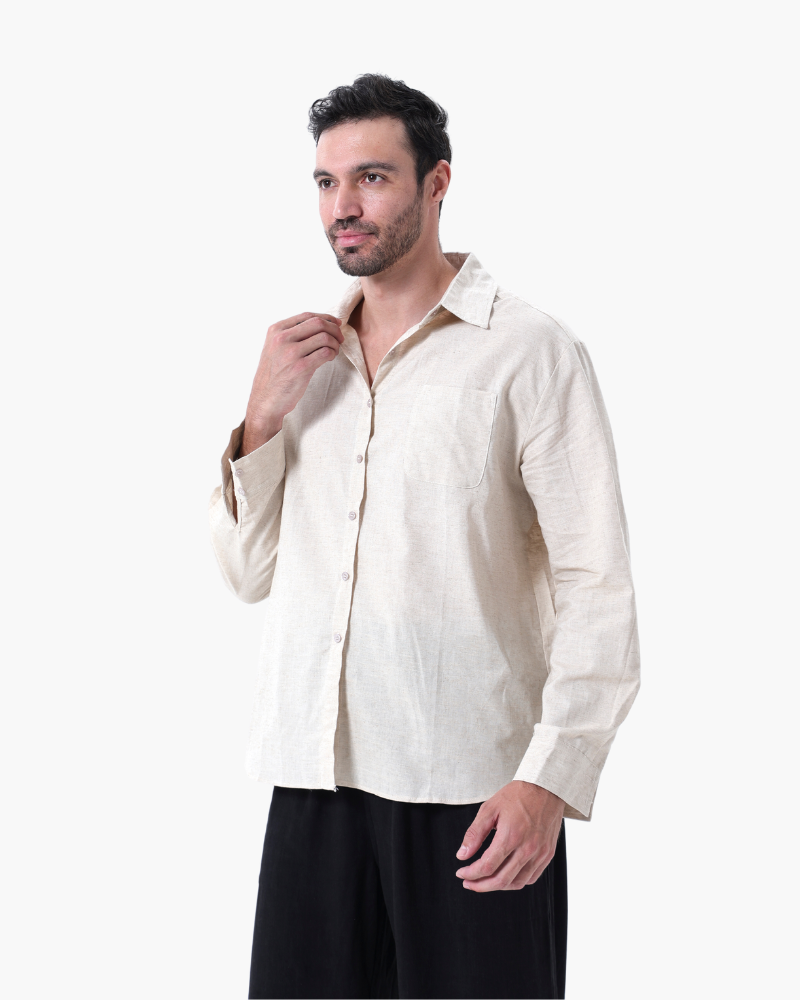BRAIN™ | Long-sleeve linen set