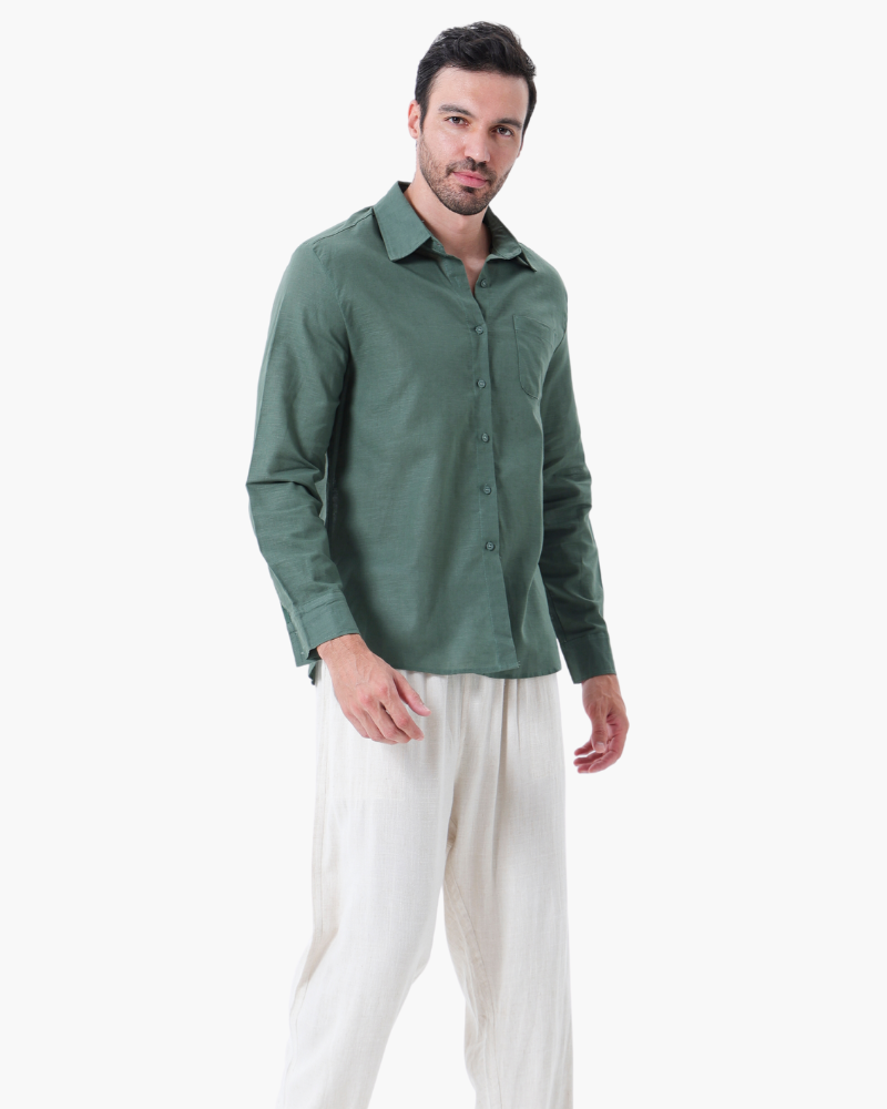 BRAIN™ | Long-sleeve linen set