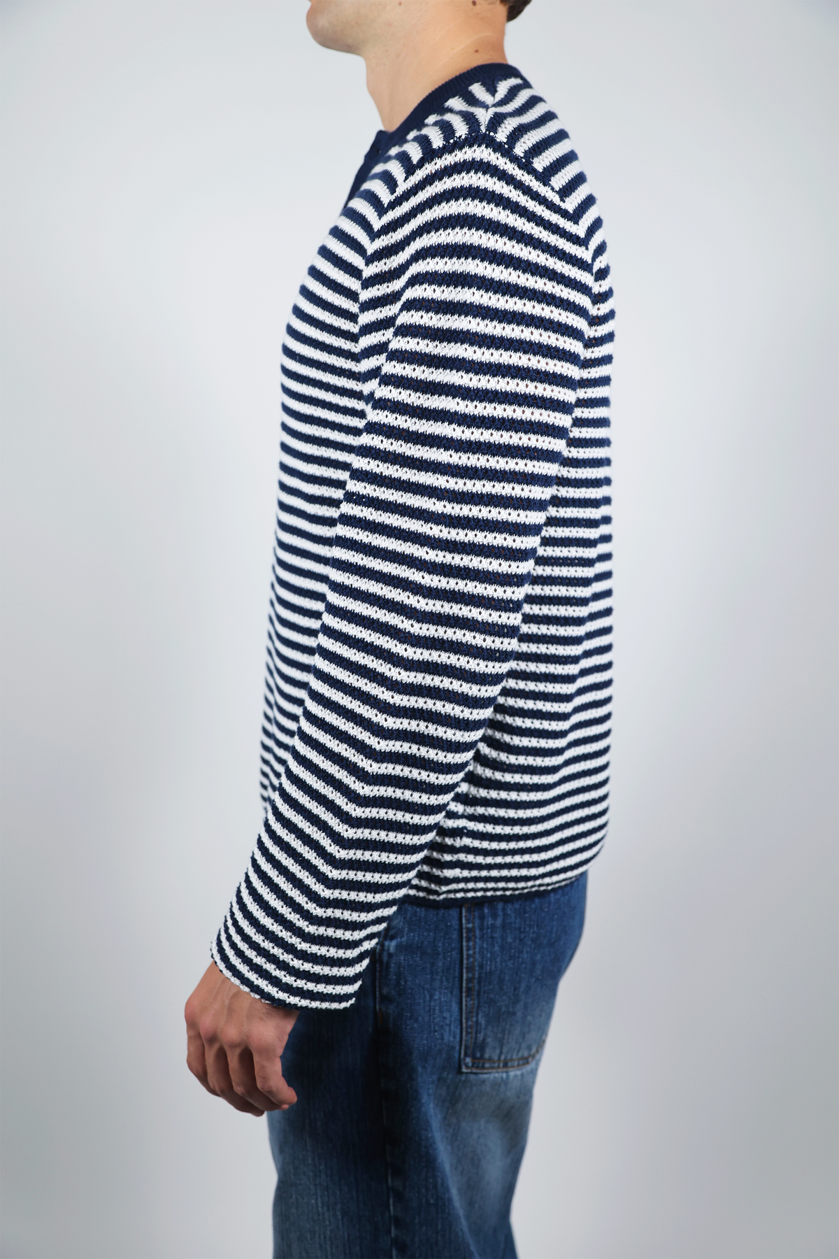 BRIAN™ | KNITTED SAILOR HENLEY