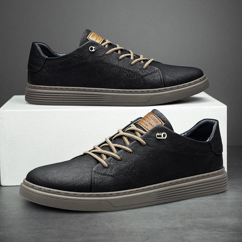 BRIAN™ | Leather Oxford Sneakers