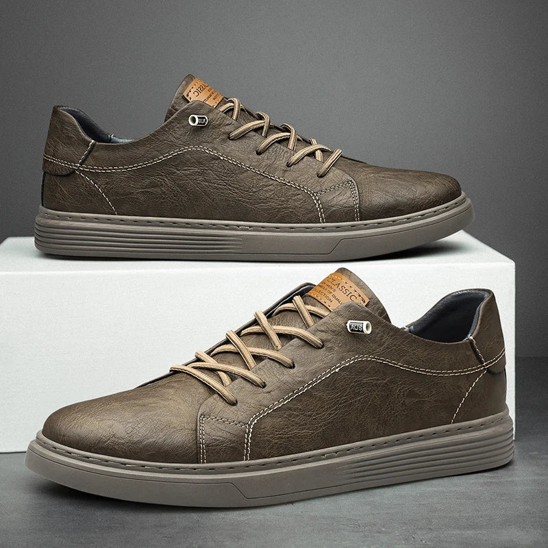 BRIAN™ | Leather Oxford Sneakers