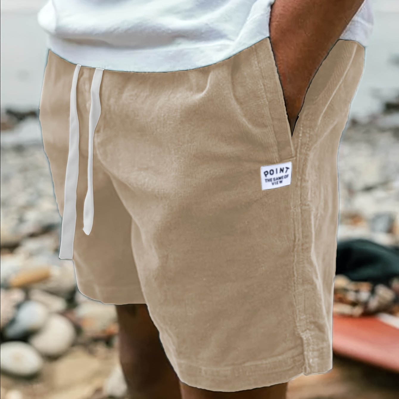 BRAIN™ | Ribbed Drawstring Shorts