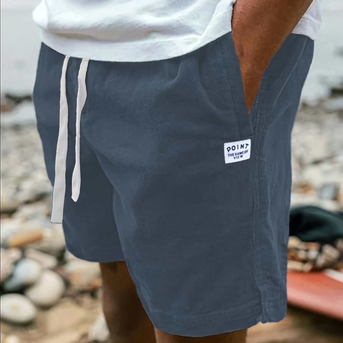 BRAIN™ | Ribbed Drawstring Shorts