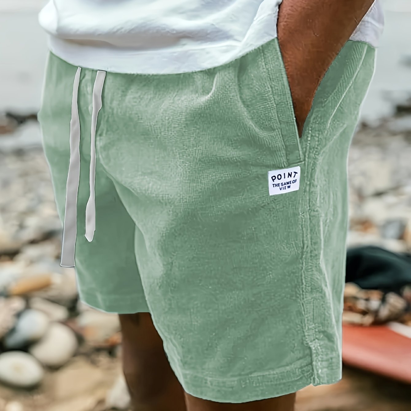 BRAIN™ | Ribbed Drawstring Shorts