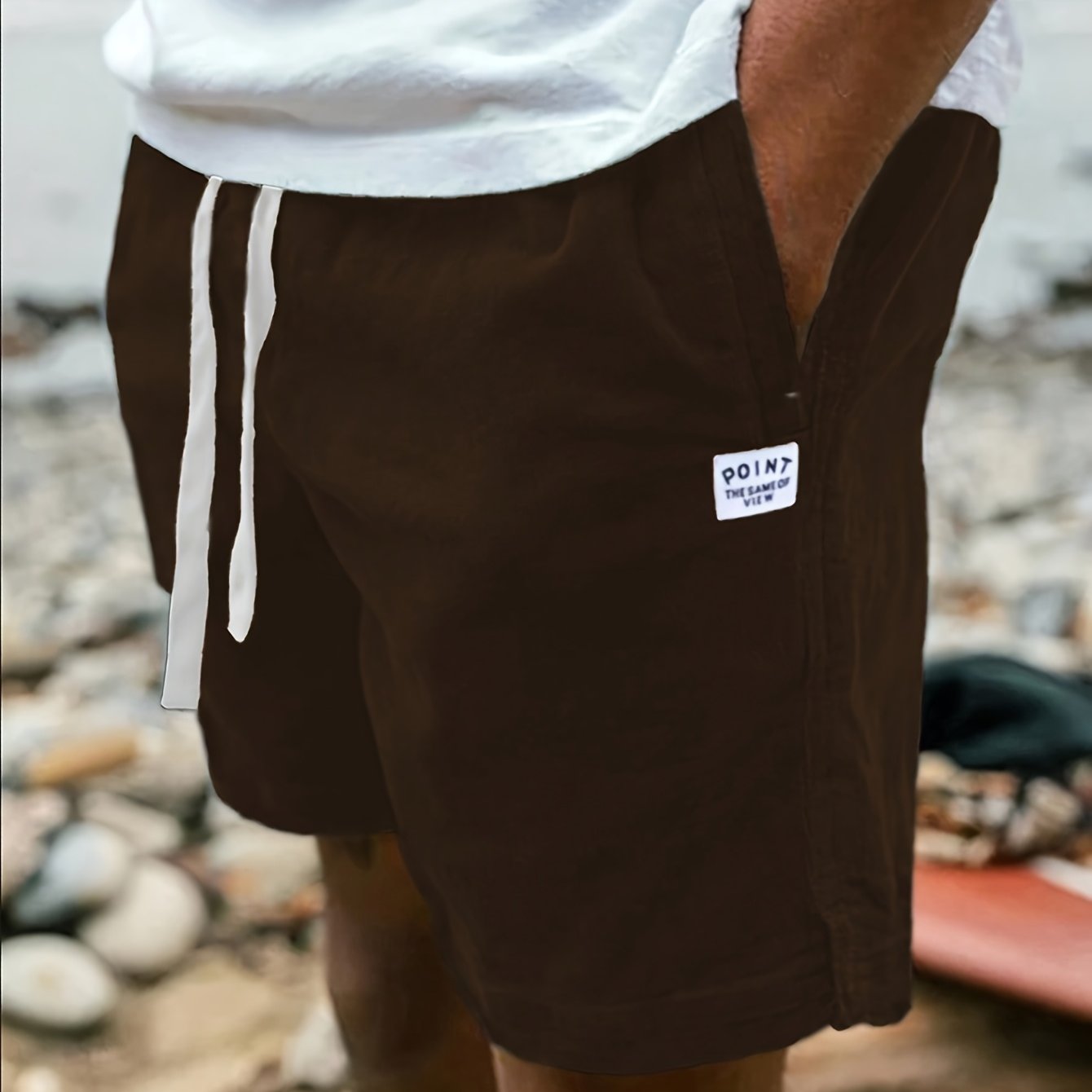 BRAIN™ | Ribbed Drawstring Shorts