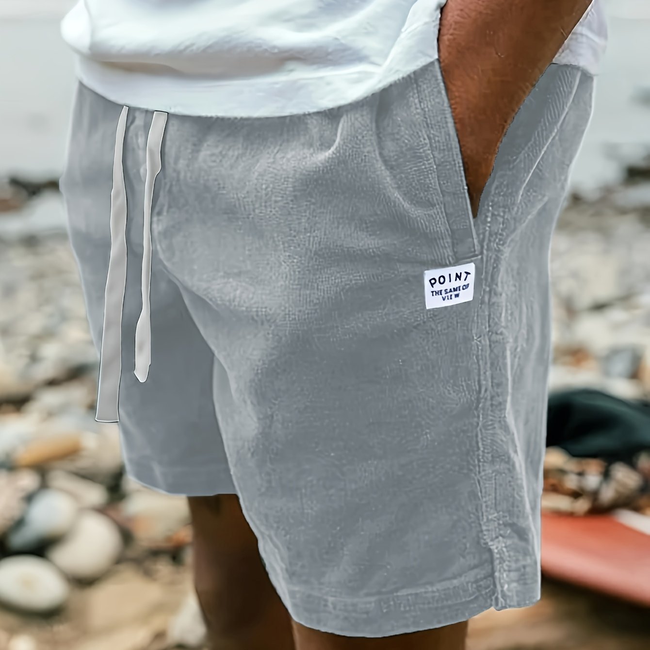 BRAIN™ | Ribbed Drawstring Shorts
