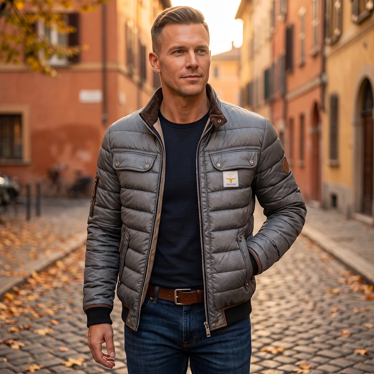 BRIAN™ | Dario Vintage Jacket with a Bold Character