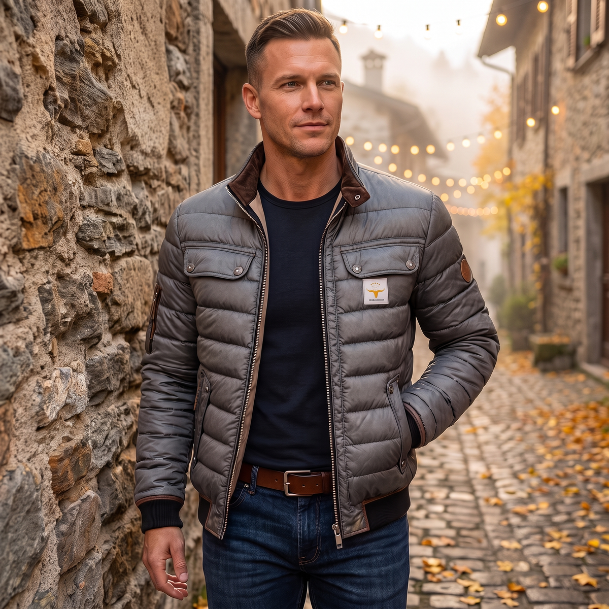 BRIAN™ | Dario Vintage Jacket with a Bold Character