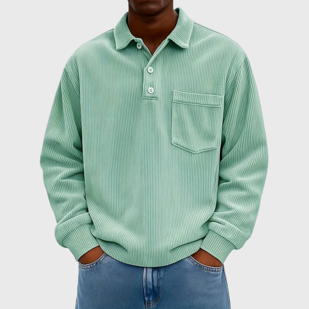 BRAIN™ | Long-Sleeve Corduroy Shirt